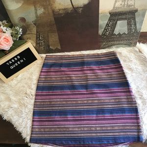 Keisley tribal print mini skirt